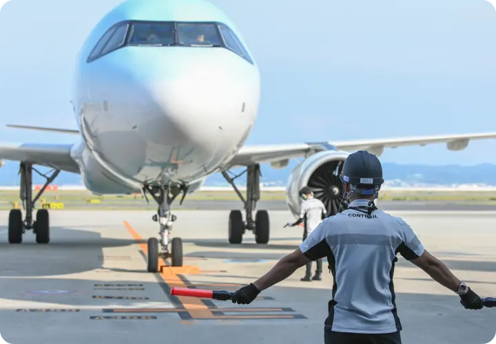 航空機ランプハンドリングサービス業務